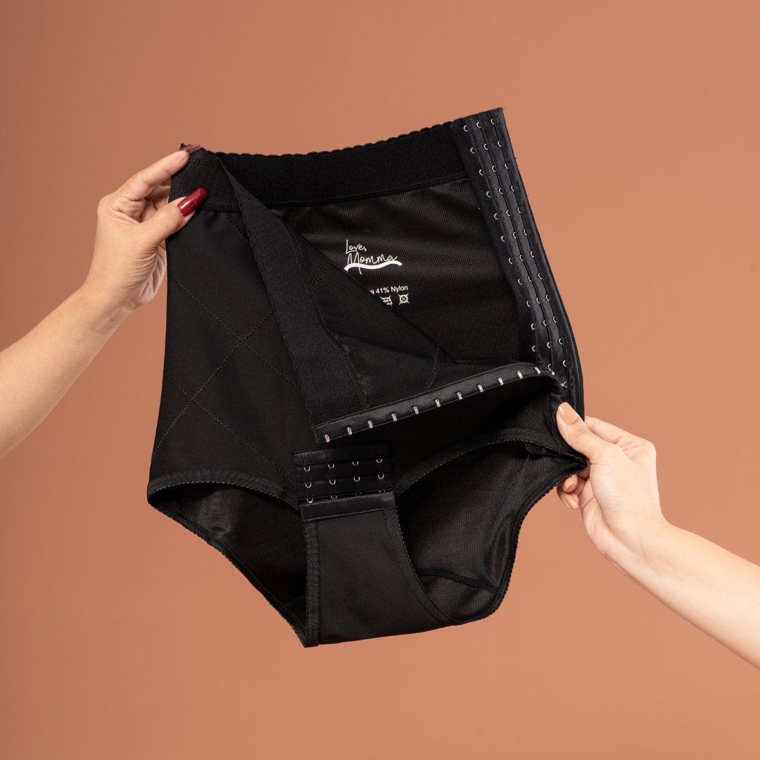 Shapewear Women High Waist Zipper Compression Panties Postpartum